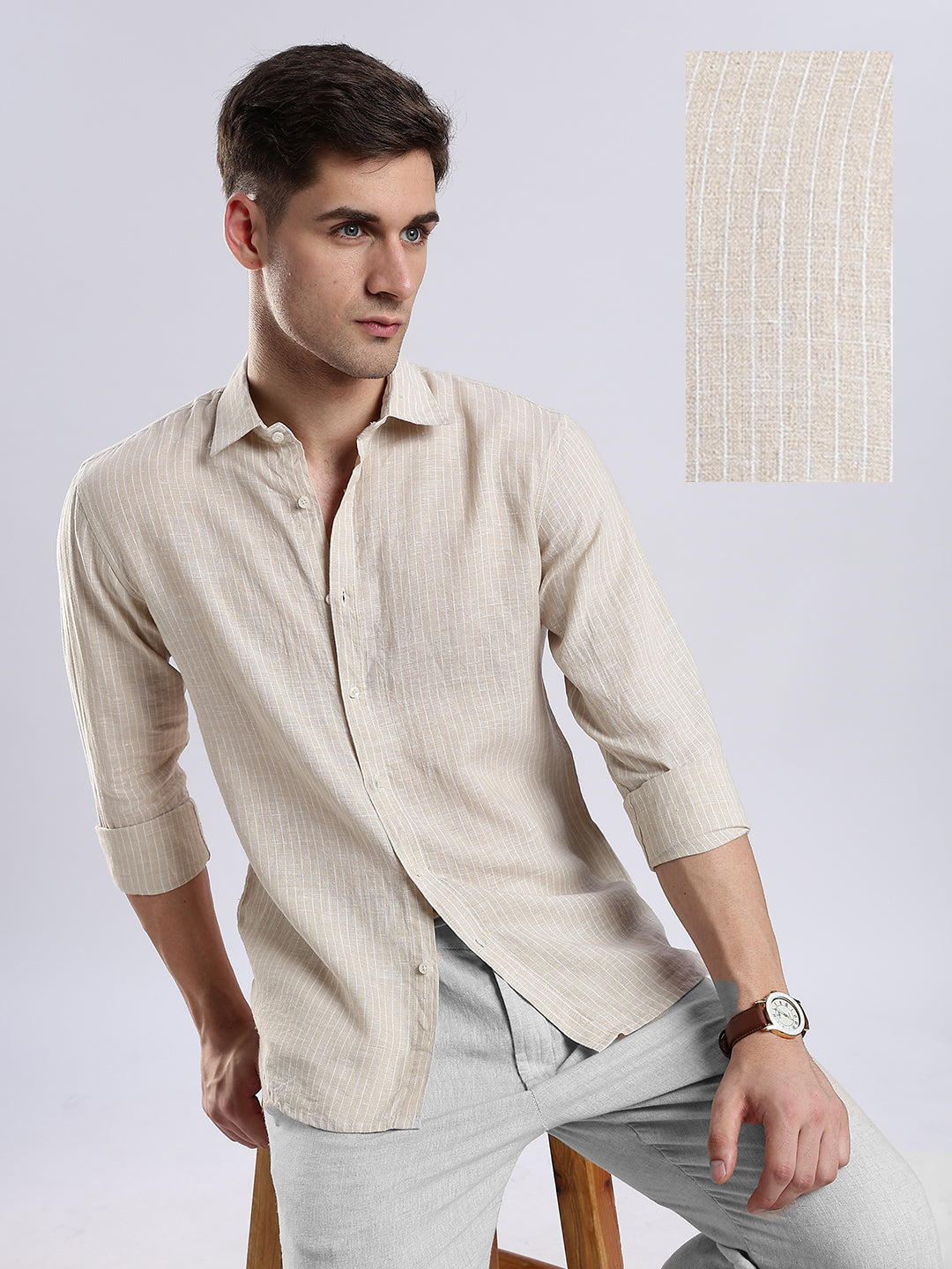 Men's linen shirts for Indian summer office wear