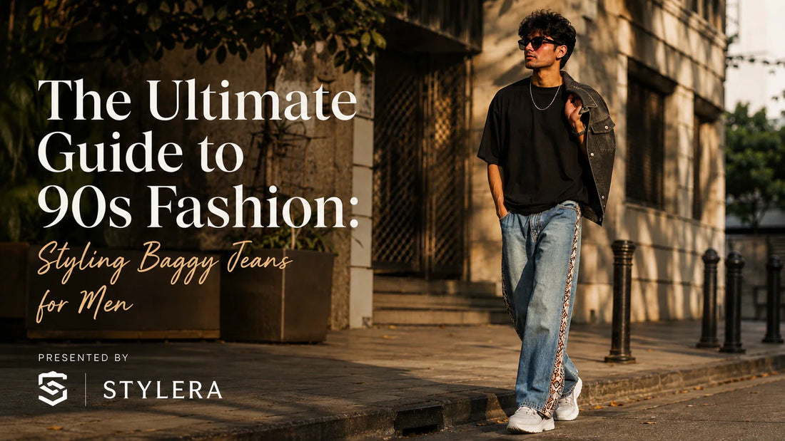 The Ultimate Guide to 90s Fashion: Styling Baggy Jeans for Men