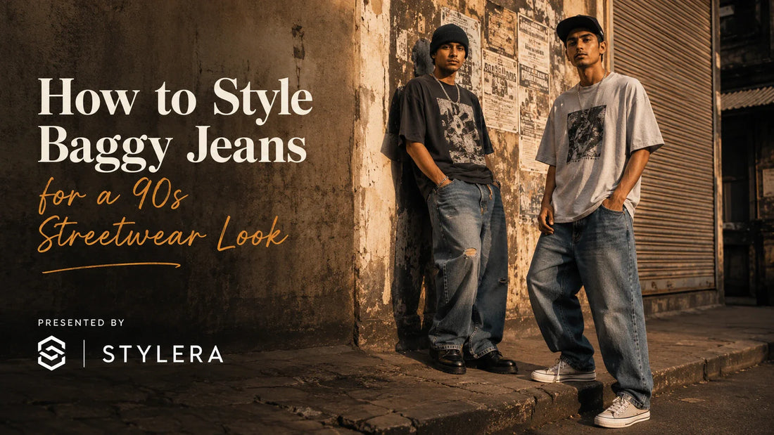 How to Style Baggy Jeans for a 90s Streetwear Look