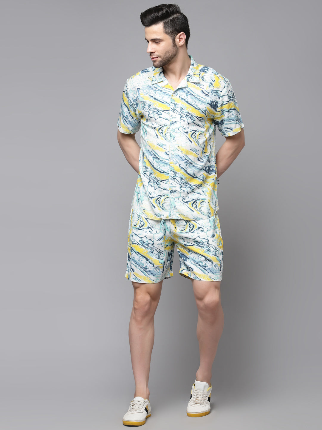 Rigo printed half sleeve co-ord set — affordable menswear India 2026