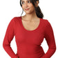 Full Sleeve Bamboo Top (Bold Red)