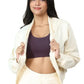 Women’s Cropped Hoodie – Organic Cotton (Butterscotch)