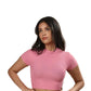 Bamboo Crop Top (Wild Rose)