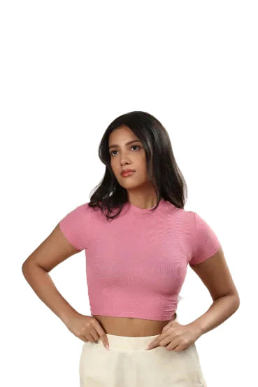 Bamboo Crop Top (Wild Rose)