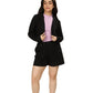 Women’s Cropped Hoodie – Organic Cotton (Carbon Black)