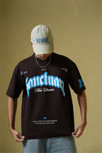 Sanctuary Printed Brown Oversized T-Shirt Main Character