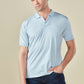 Tencel Stretch Polo in Baby Blue
