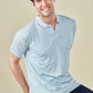 Tencel Stretch Polo in Baby Blue
