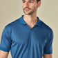 Tencel Stretch Polo in Persian Blue
