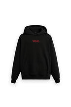 Digital Blackout Oversized Black Hoodie Main Character
