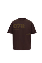 07 Brown Round Neck Oversized T-Shirt Main Character