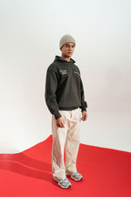 Shadow Line Printed Oversized Grey Hoodie Main Character