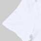 Regular Fit T-shirt in Supima Cotton Lycra Interlock with Geometric Pigment Panel Print - White