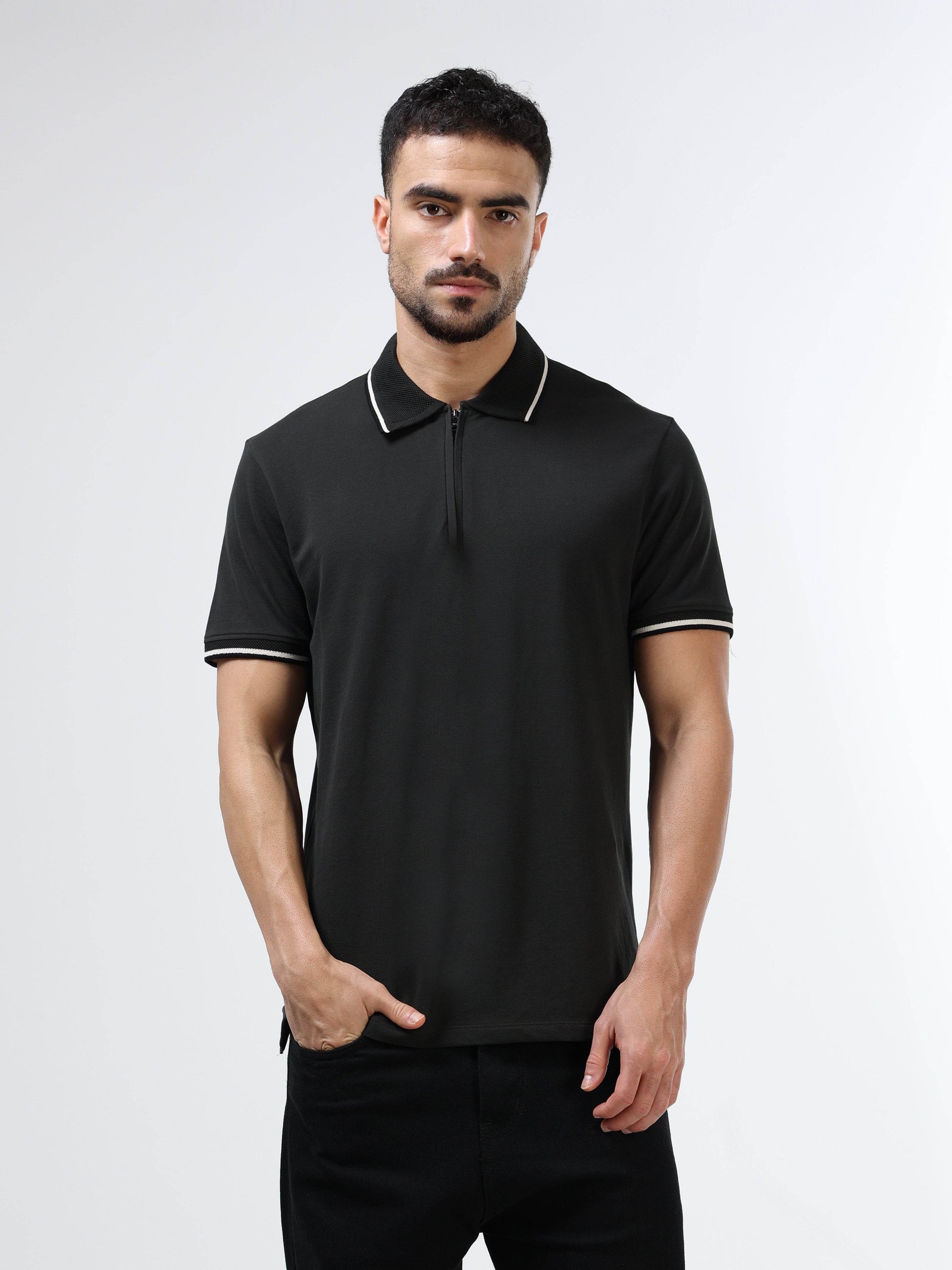 Men's Supima Olive polo t-shirt