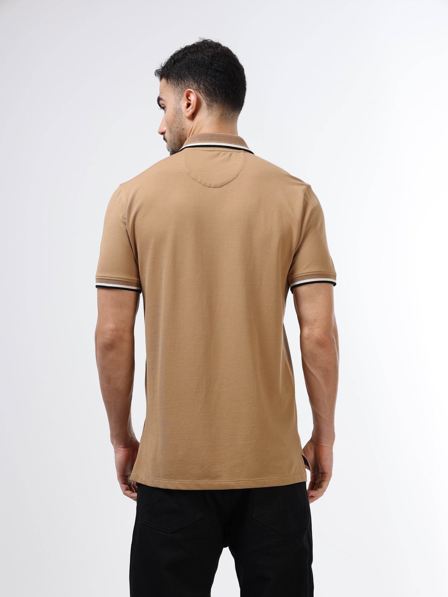 Men's Supima Khaki polo t-shirt
