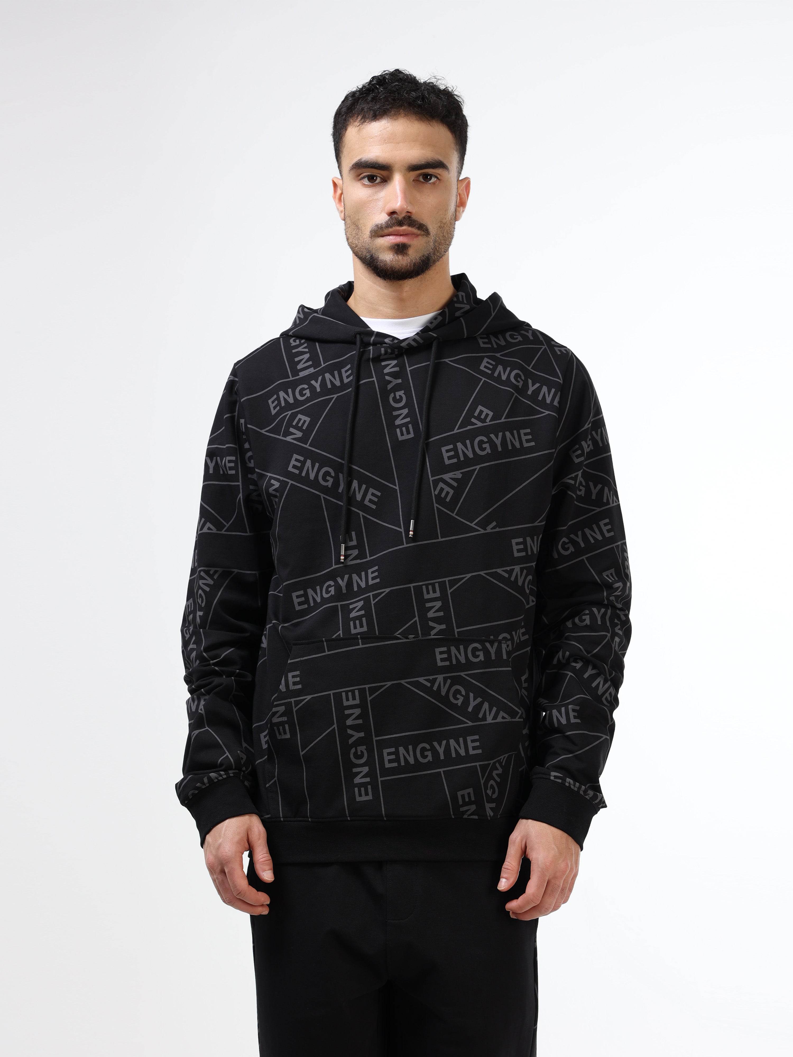 Men’s black hoodie