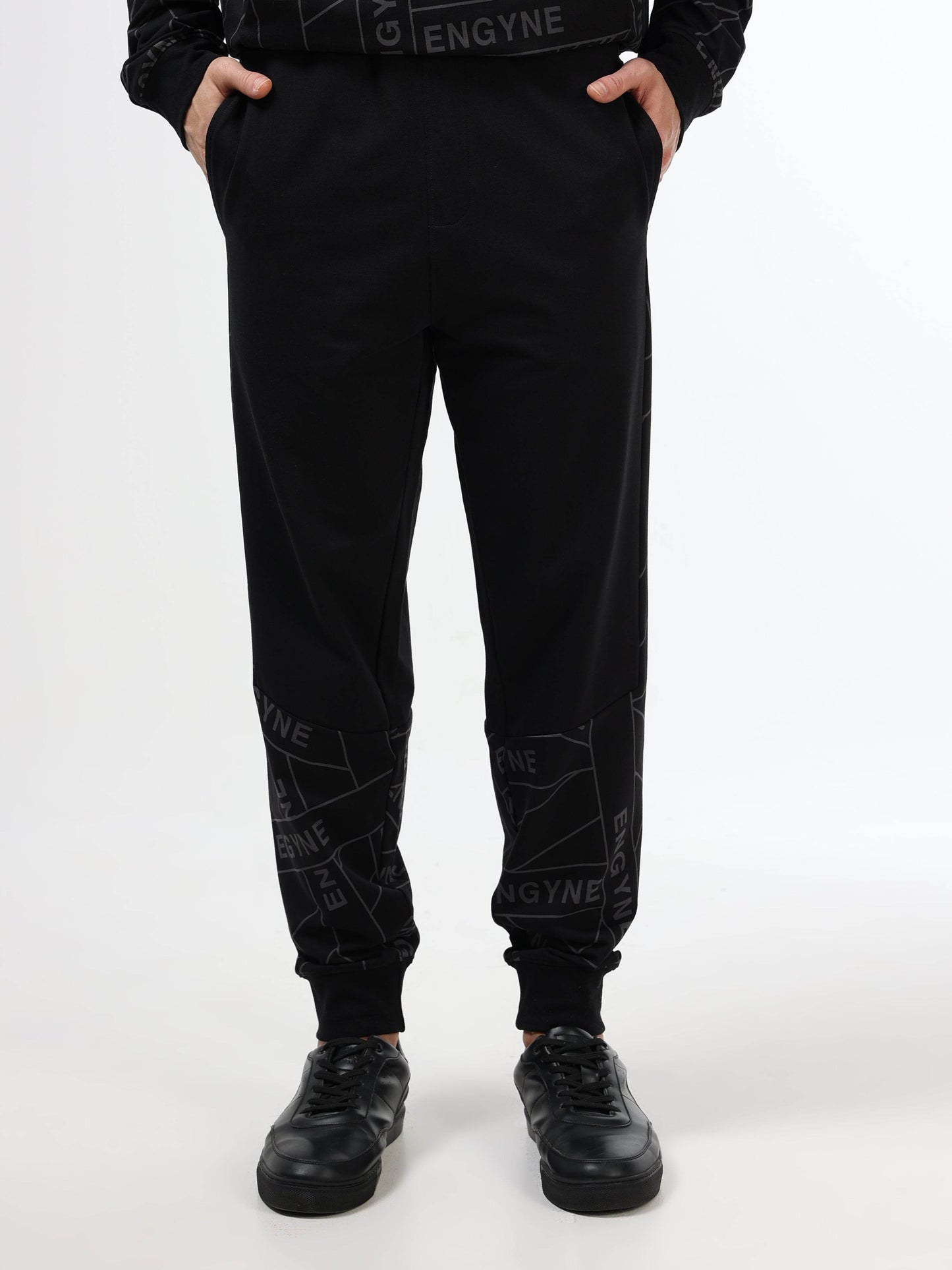 Men’s black joggers