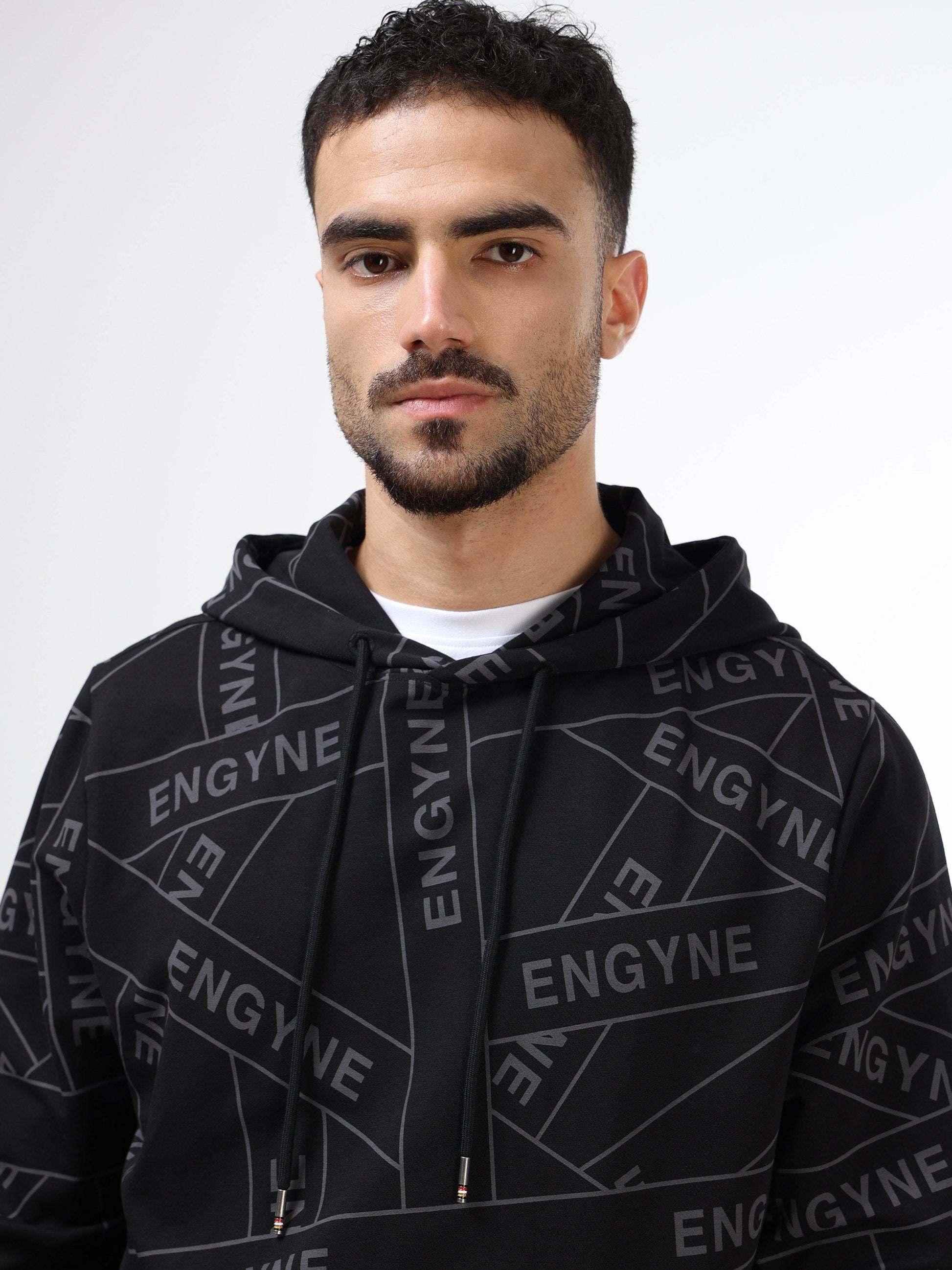 Men’s black hoodie