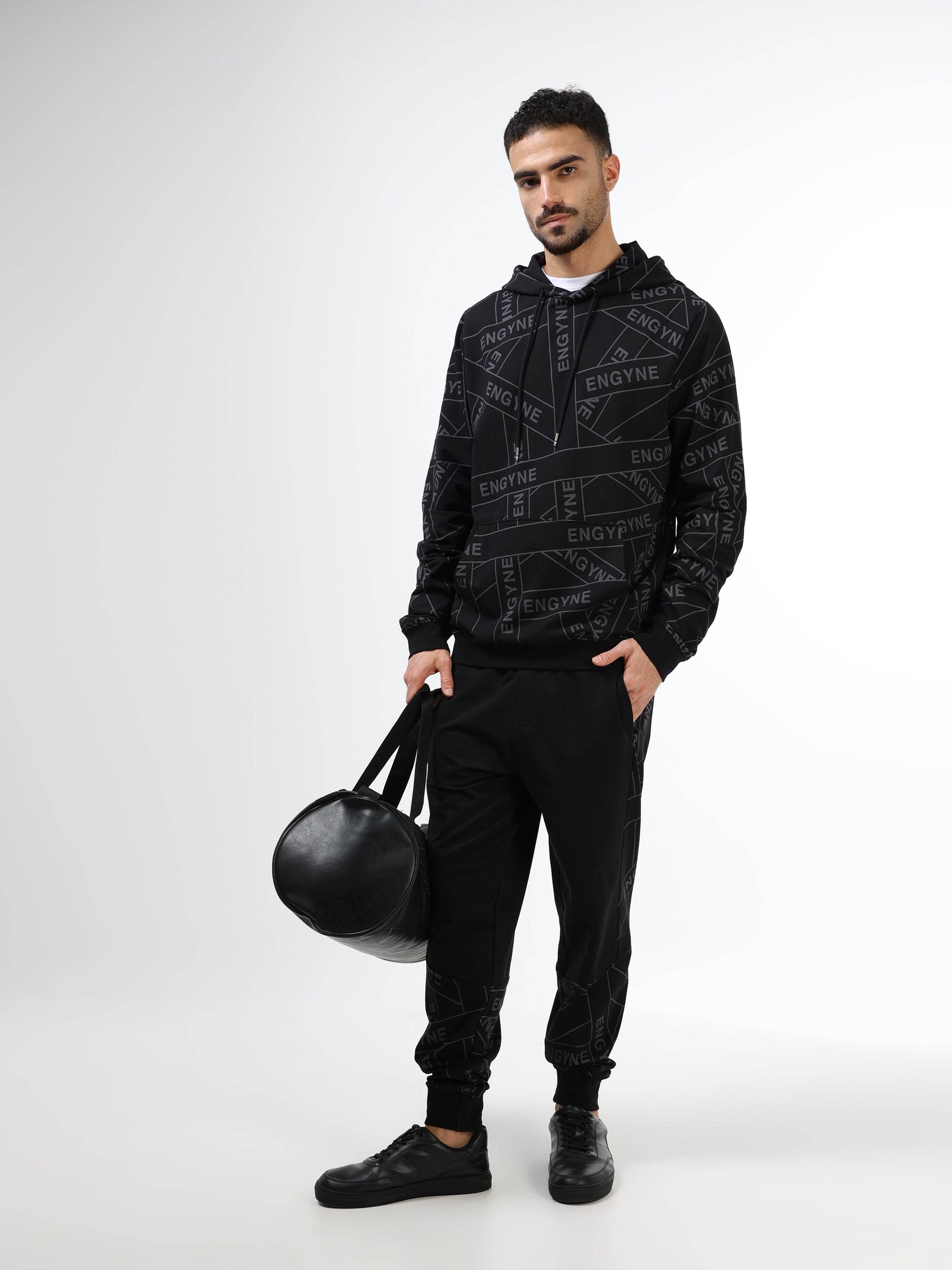Men’s black hoodie