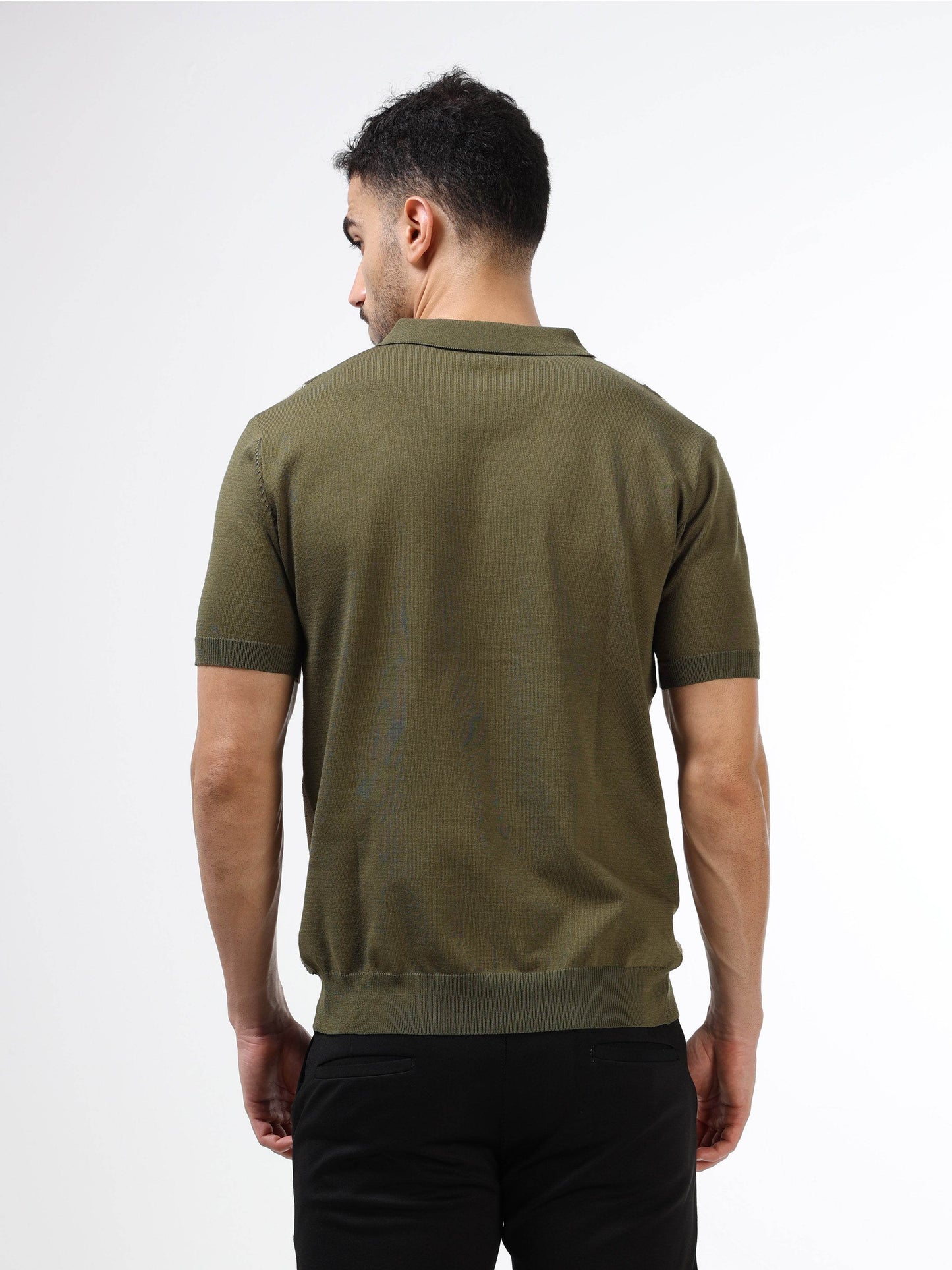 Men’s olive polo tshirt