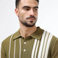 Men’s olive polo tshirt