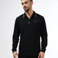 Men’s black polo t-shirt