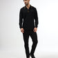 Men’s black polo t-shirt