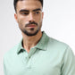 Men's Supima green polo t-shirt