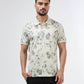 Men's light green polo t-shirt