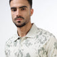 Men's light green polo t-shirt