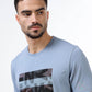 Men’s dusty blue polo tshirt