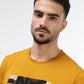 Men’s mustard yellow polo tshirt
