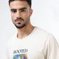 Men’s beige t-shirt