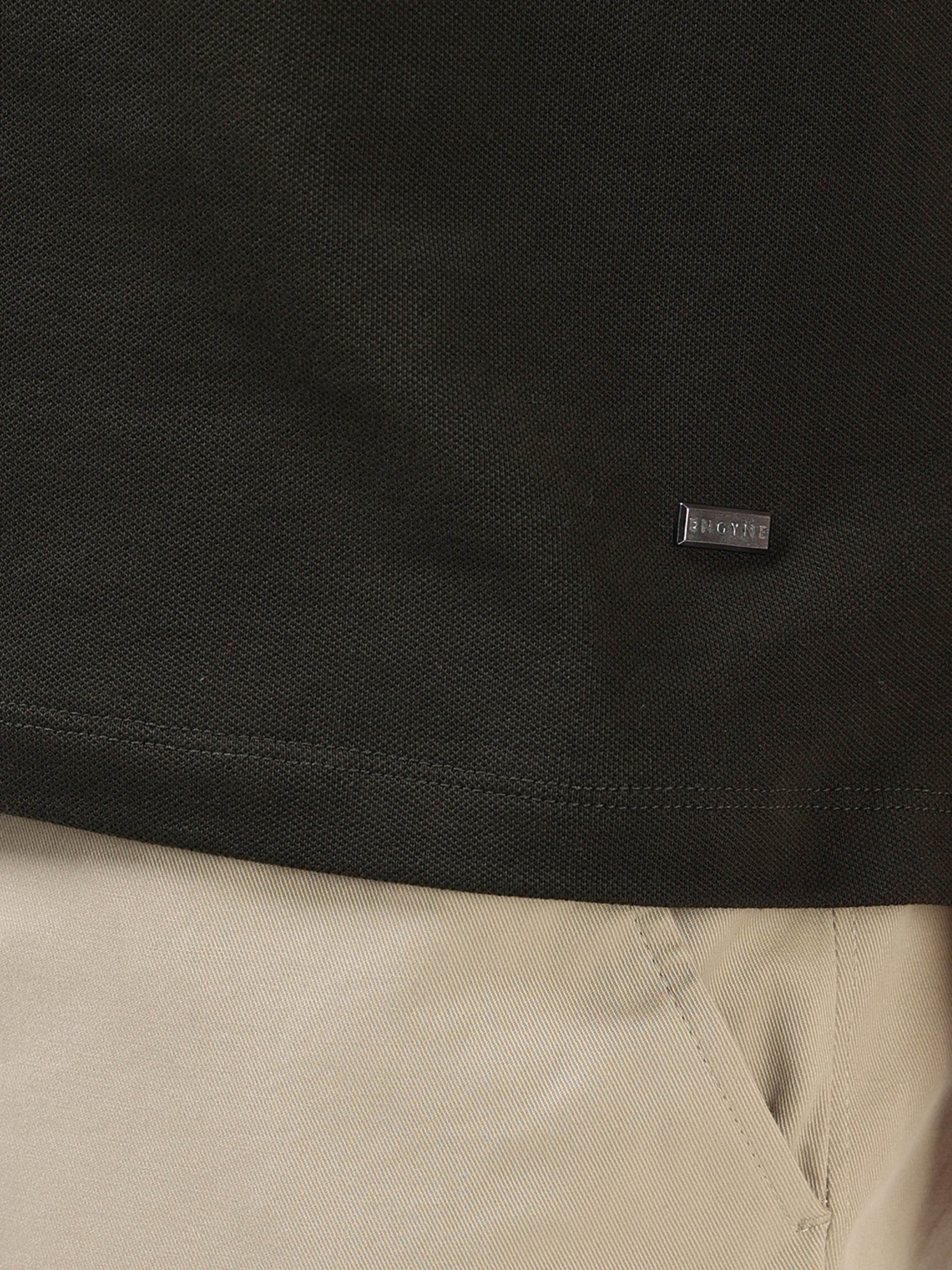 Men’s olive polo t-shirt