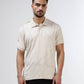 Men's Supima beige polo t-shirt