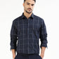Men’s navy striped shirt
