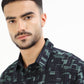 Men’s navy geometric shirt