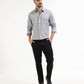 Men’s grey floral shirt