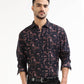 Men’s black geometric shirt