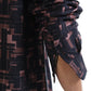 Men’s black geometric shirt