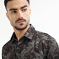 Men’s brown floral shirt