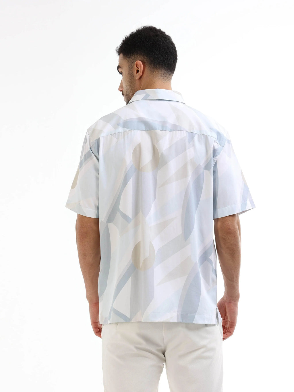 Men's multicolor abstract shirt