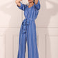 MOH The eternal dhaga – Blue striped Jumpsuit