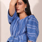 MOH The eternal dhaga – Blue striped Jumpsuit