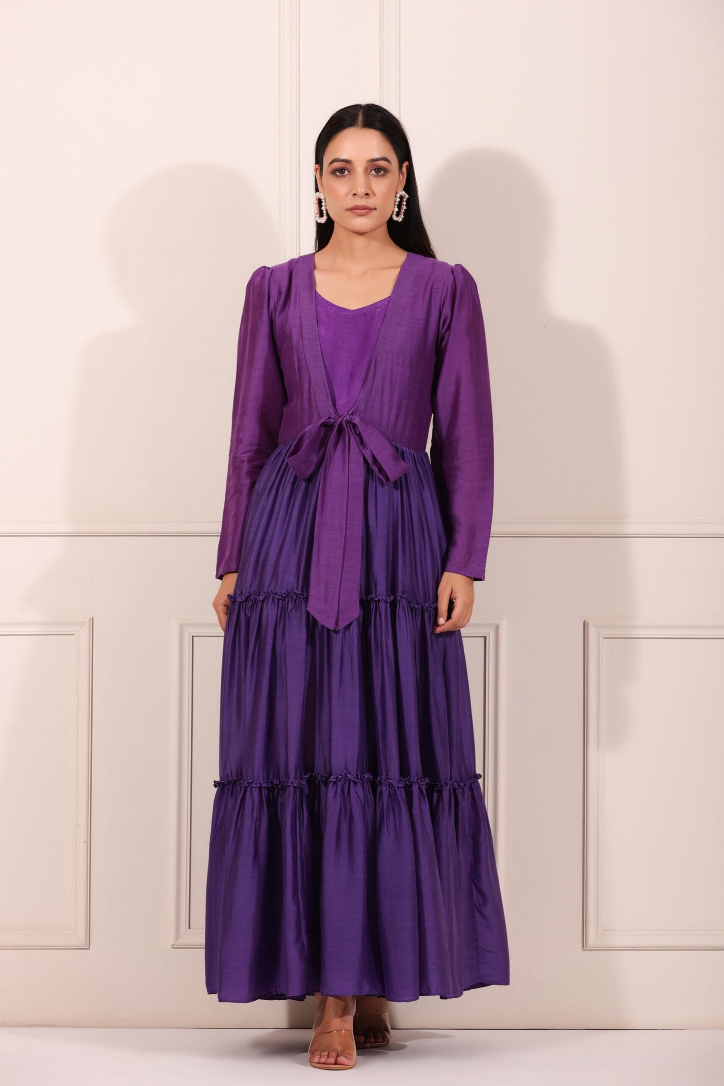 MOH The eternal dhaga- Solid Eggplant Tier Trio