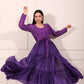 MOH The eternal dhaga- Solid Eggplant Tier Trio