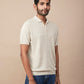 LINEN BLEND FLATKNIT POLO
