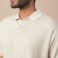 LINEN BLEND FLATKNIT POLO