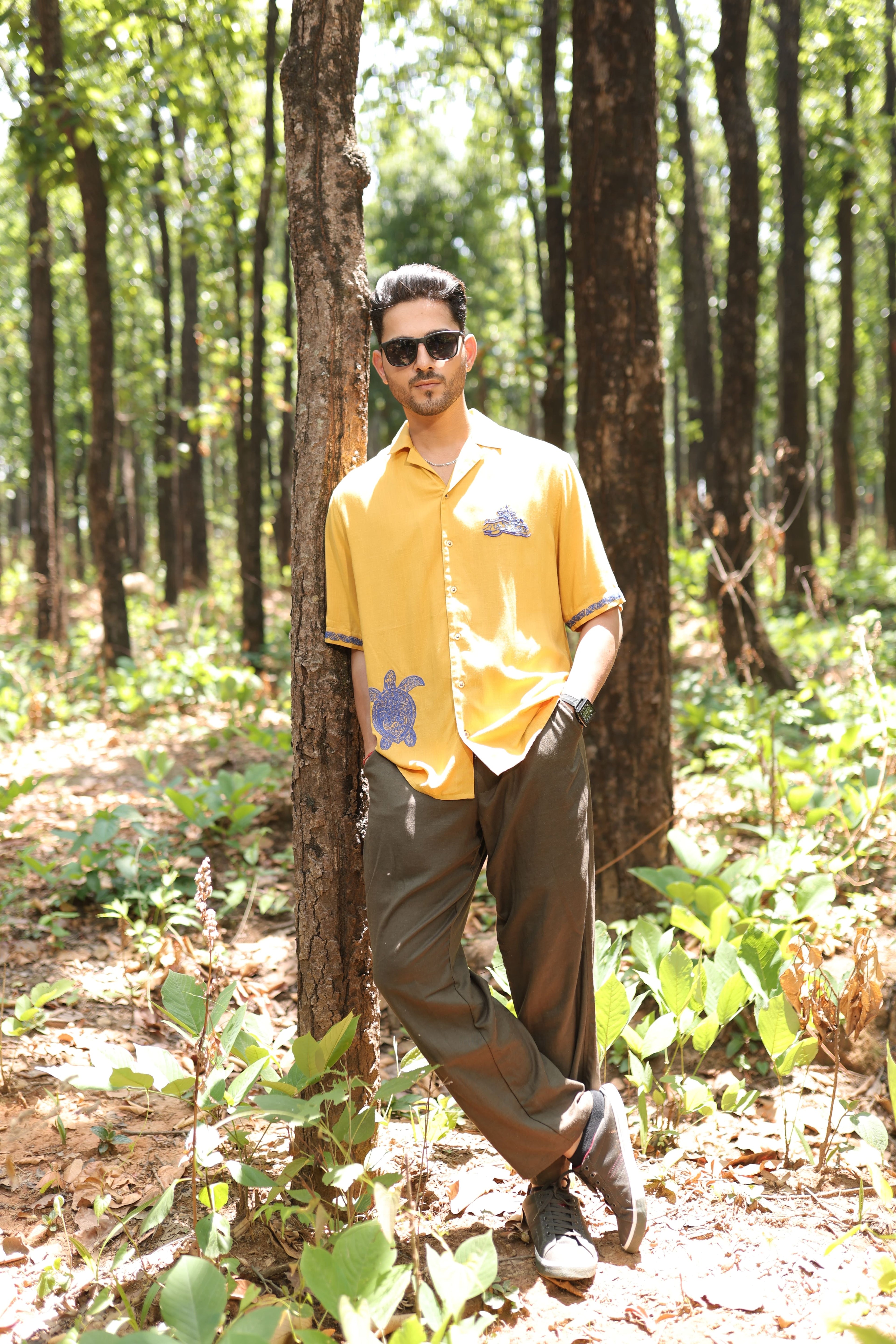 Da Slow King Embroidered Shirt