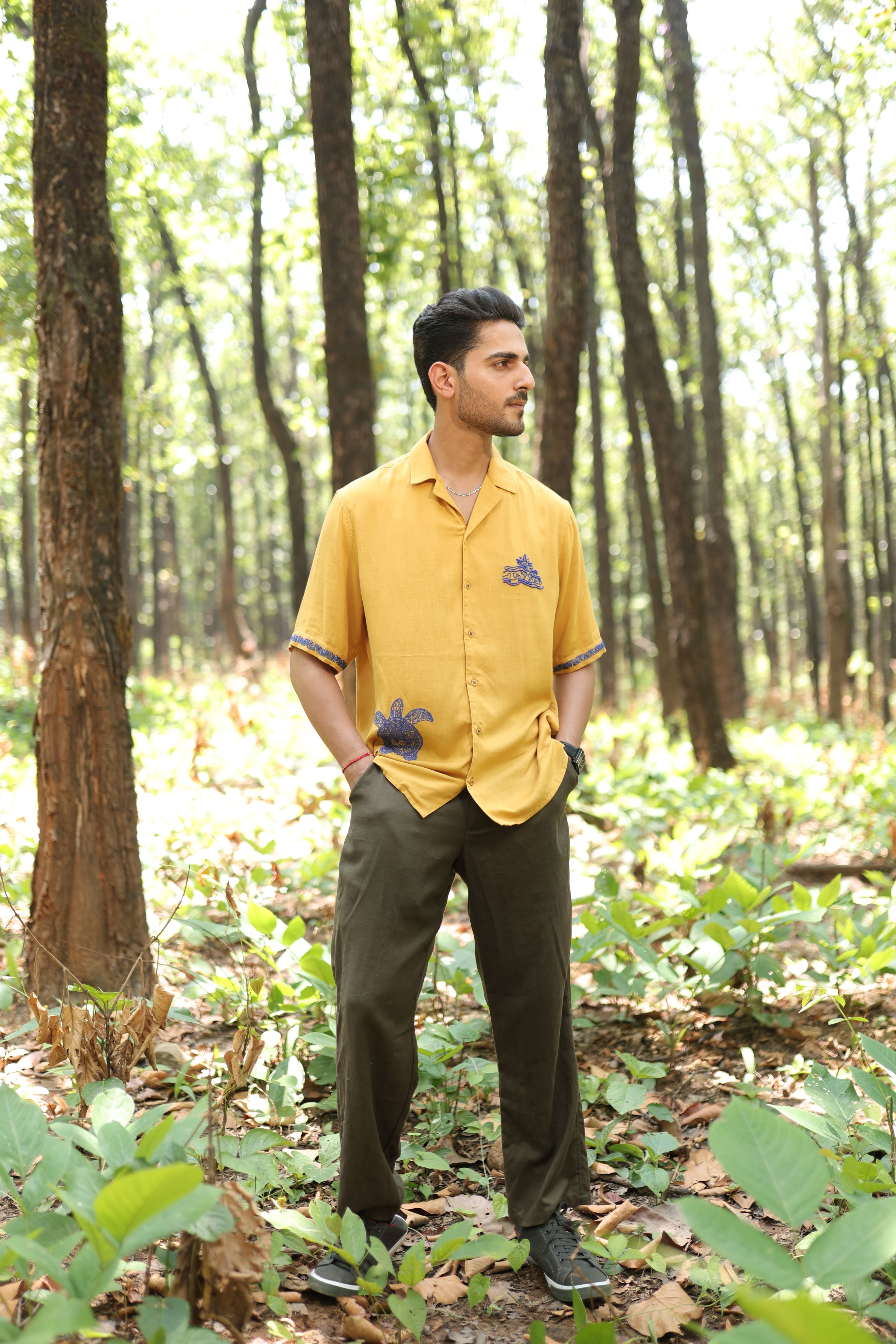 Da Slow King Embroidered Shirt